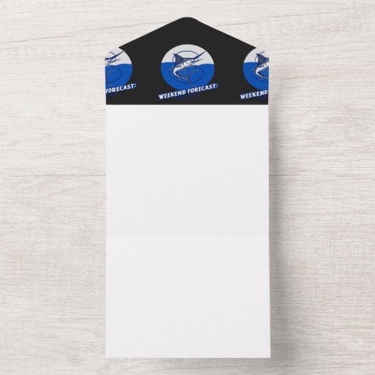 Weekend Forecast  100% Chance  オールインワン招待状 (内側)