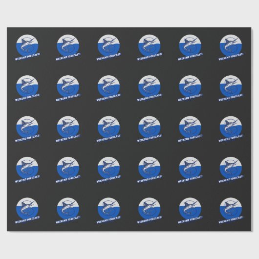 Weekend Forecast  100% Chance  ラッピングペーパー (フラット)