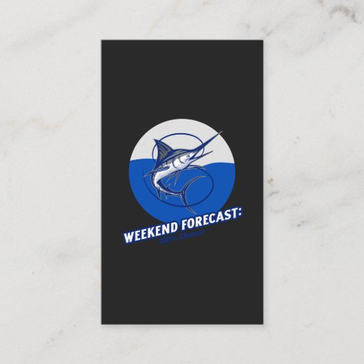 Weekend Forecast  100% Chance  名刺 (正面)