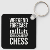 Weekend Forecast - 100% Chance of Chess キーホルダー (裏面)
