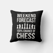 Weekend Forecast - 100% Chance of Chess クッション (裏面)