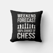 Weekend Forecast - 100% Chance of Chess クッション (正面)