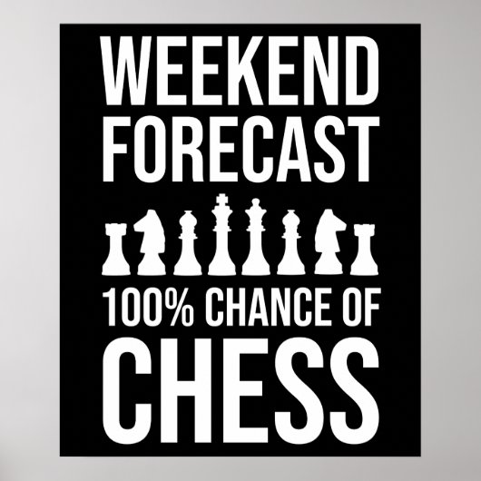 Weekend Forecast - 100% Chance of Chess ポスター (正面)