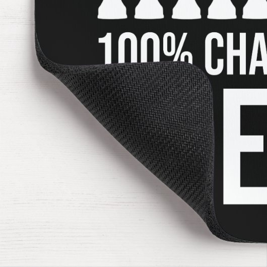 Weekend Forecast - 100% Chance of Chess マウスパッド (コーナー)