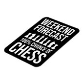 Weekend Forecast - 100% Chance of Chess マグネット (左側)