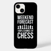 Weekend Forecast - 100% Chance of Chess Case-Mate iPhoneケース (裏面)