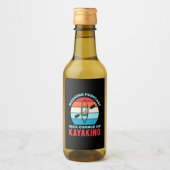 Weekend Forecast 100 Chance Of Kayaking ワインラベル (正面)