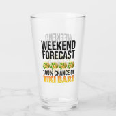 Weekend Forecast - 100% Chance of Tiki Bars タンブラーグラス (裏面)