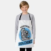 Weekend Forecast 100% Chance T-Shirt エプロン (着用した状態)