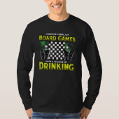 Weekend Forecast Board Games With A Chance Of Drin Tシャツ (正面)