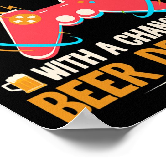 Weekend Forecast Gaming Clothes Computer Video Gam ポスター (角)