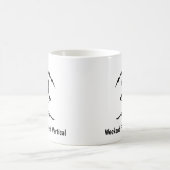 "Weekend Forecast: Vertical" コーヒーマグカップ (中央)