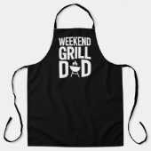 Weekend Grill Dad Funny BBQ エプロン (正面)