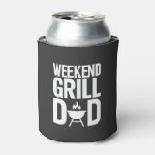 Weekend Grill Dad Funny BBQ 缶クーラー (缶正面)