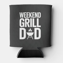 Weekend Grill Dad Funny BBQ 缶クーラー