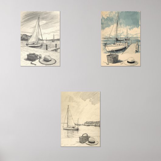 Weekend in the Hamptons – Retro East Coast Seaside (正面)