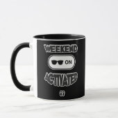 Weekend Mode Activated Shirt – Funny Relax Design マグカップ (左)
