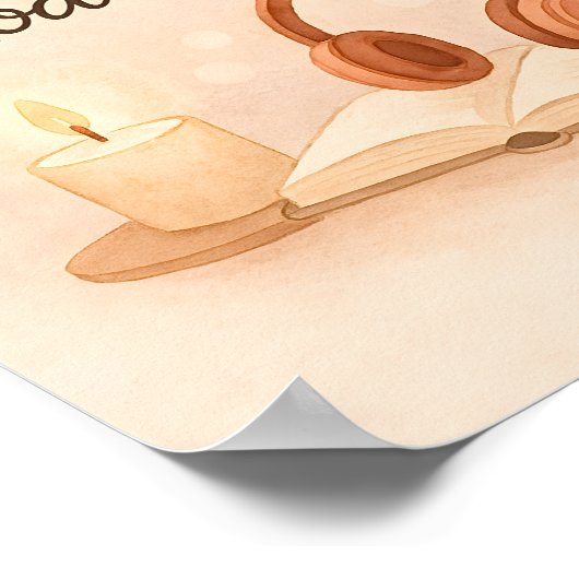 Weekend Mode On | Relaxing Artwork Poster ポスター (角)