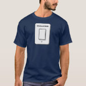 Weekend Mode Toggle Minimal UI Design T-Shirt Tシャツ (正面)
