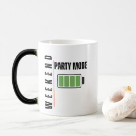 Weekend Party Mode – Full Battery Energy Design モーフィングマグカップ