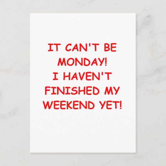 WEEKEND.png ポストカード (正面)