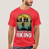 Weekends Are For Hiking Nature Camping boy Tシャツ (正面)
