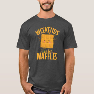 Weekends are for Waffles Snack Biscuits gift Tシャツ