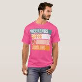Weekends Coffee And Juggling Funny Hobby Tシャツ (正面フル)