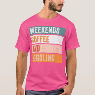 Weekends Coffee And Juggling Funny Hobby Tシャツ
