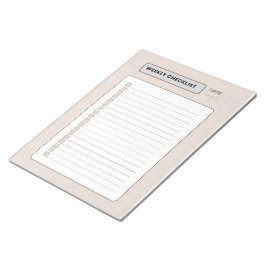 Weekly Checklist Planner  ノートパッド