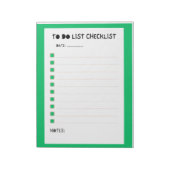 Weekly Checklist Planner ノートパッド (回転)
