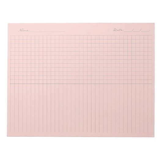 Weekly Habit Tracker,To Do List, Printable Planner ノートパッド (正面)