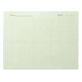 Weekly Habit Tracker,To Do List, Printable Planner ノートパッド (正面)