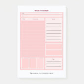 Weekly Planner ポストイット (正面)