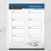 Weekly Planner and To do list template (裏面)