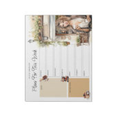 Weekly Planner Custom Name Coffee Lover ノートパッド (回転)