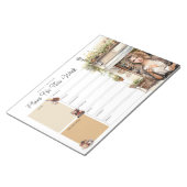 Weekly Planner Custom Name Coffee Lover ノートパッド (アングル)