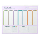 Weekly Planner Habit Tracker To Do List Notepad ノートパッド (正面)