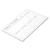 Weekly Planner, Notepad ノートパッド (アングル)