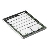 Weekly Planner Notepad – Dark Whimsical Design ノートパッド (アングル)