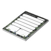 Weekly Planner Notepad – Dark Whimsical Design ノートパッド (回転)