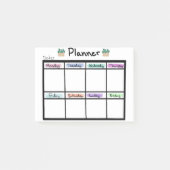 Weekly Planner Post it Notes ポストイット (正面)