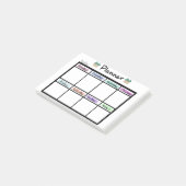 Weekly Planner Post it Notes ポストイット (アングル)