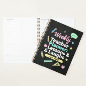 Weekly Teacher Planner: Lessons & Laughs プランナー手帳 (ディスプレー)