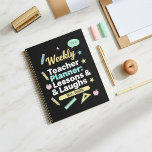 Weekly Teacher Planner: Lessons & Laughs  プランナー手帳<br><div class="desc">Teaching is full of lesson plans, busy schedules, and unforgettable classroom moments. The “Lessons & Laughs” Weekly Teacher Planner is designed to help you stay organized while celebrating the fun side of teaching. Featuring a playful design with hand-drawn classroom doodles like pencils, apples, notebooks, and speech bubbles, this planner adds...</div>