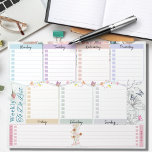 Weekly To Do List Flower Butterflyテーマ ノートパッド<br><div class="desc">「Weekly To Do List Flower Butterflyテーマレターサイズメモ帳」は、紙ベースの組織ツールで救済、個々の人が毎週のタスクやゴールを計画し、追跡できるように設計されている。メモ帳はカラフルの花と蝶のデザインを備え、標準的なレターサイズの紙に合わせてサイズが合う。ウィークリーグ点々のあるリッド、メモと優先度の宇宙、完了したタスクをマークするチェックボックスが含まれる。この製品は、生産性を向上させ、おもしろいと視覚的に魅力的な方法で組織された滞在を望む誰にとっても理想的である。</div>