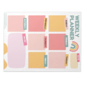 weekly to do list Minimalist Planner Organizer  ノートパッド (正面)