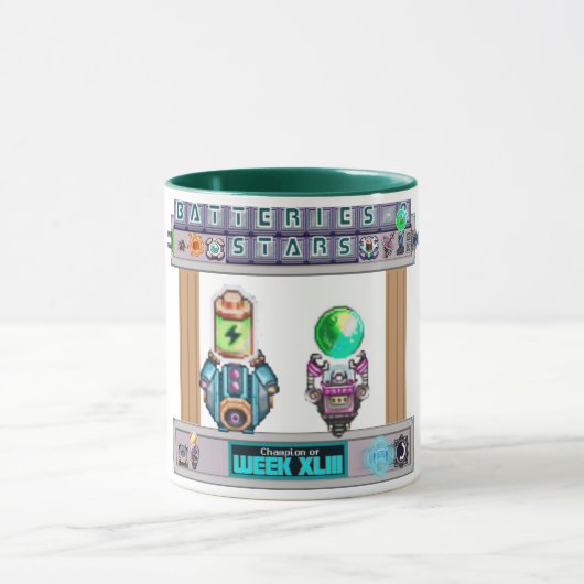 Weekly Trophy Synthesis Batteries&Stars Mug マグカップ (中央)