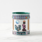 Weekly Trophy Synthesis Batteries&Stars Mug マグカップ (中央)