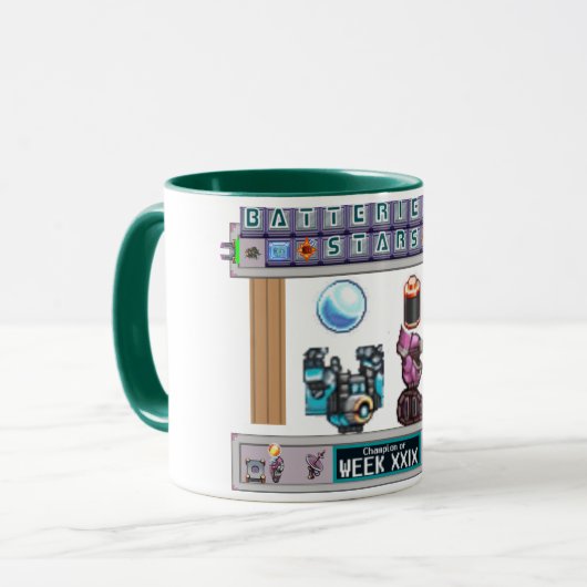 Weekly Trophy Synthesis Batteries&Stars Mug マグカップ (正面左)